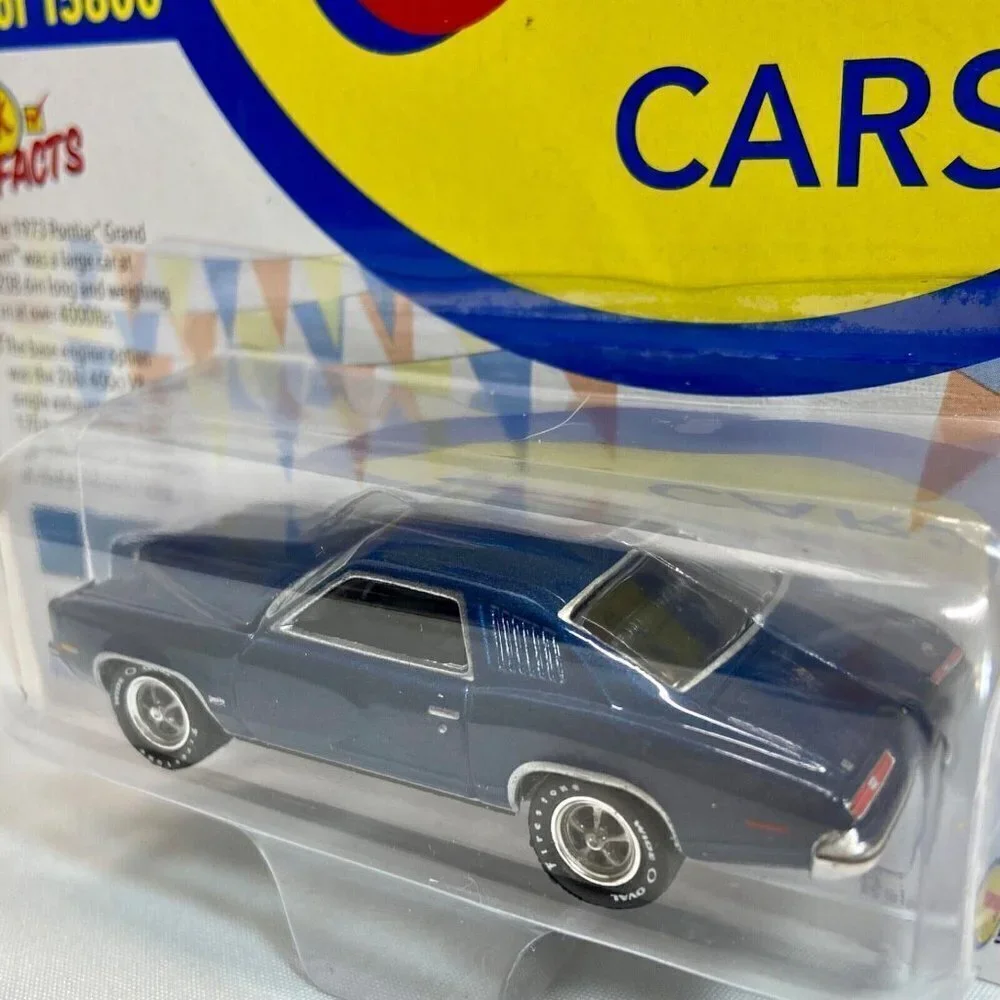 Johnny Lightning‎ 1973 Pontiac Grand Am Blue OK Used Muscle Cars U.S.A. NIP 2022
